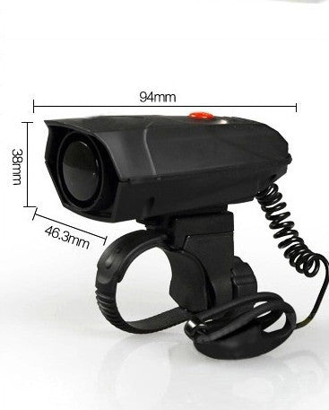 Bicycle Electric Horn Mountain Bike Bicycle Bell 110 Decibel Loud Horn Bell